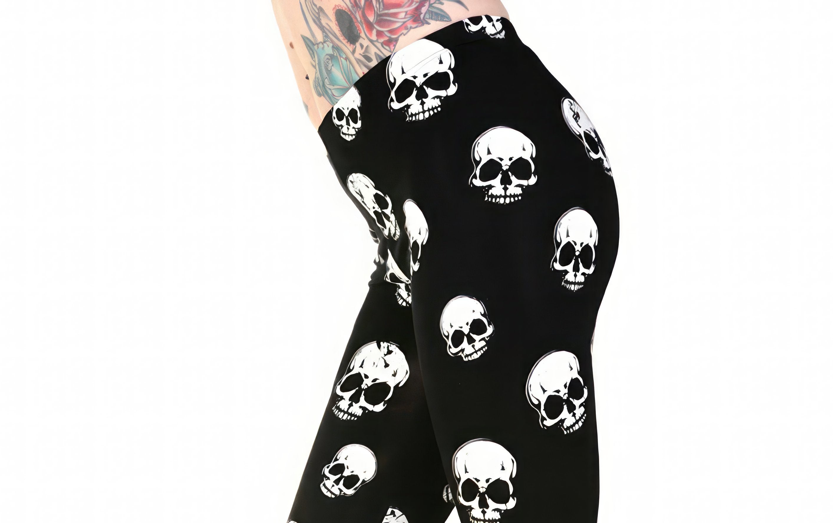 Gothic Skull Leggings