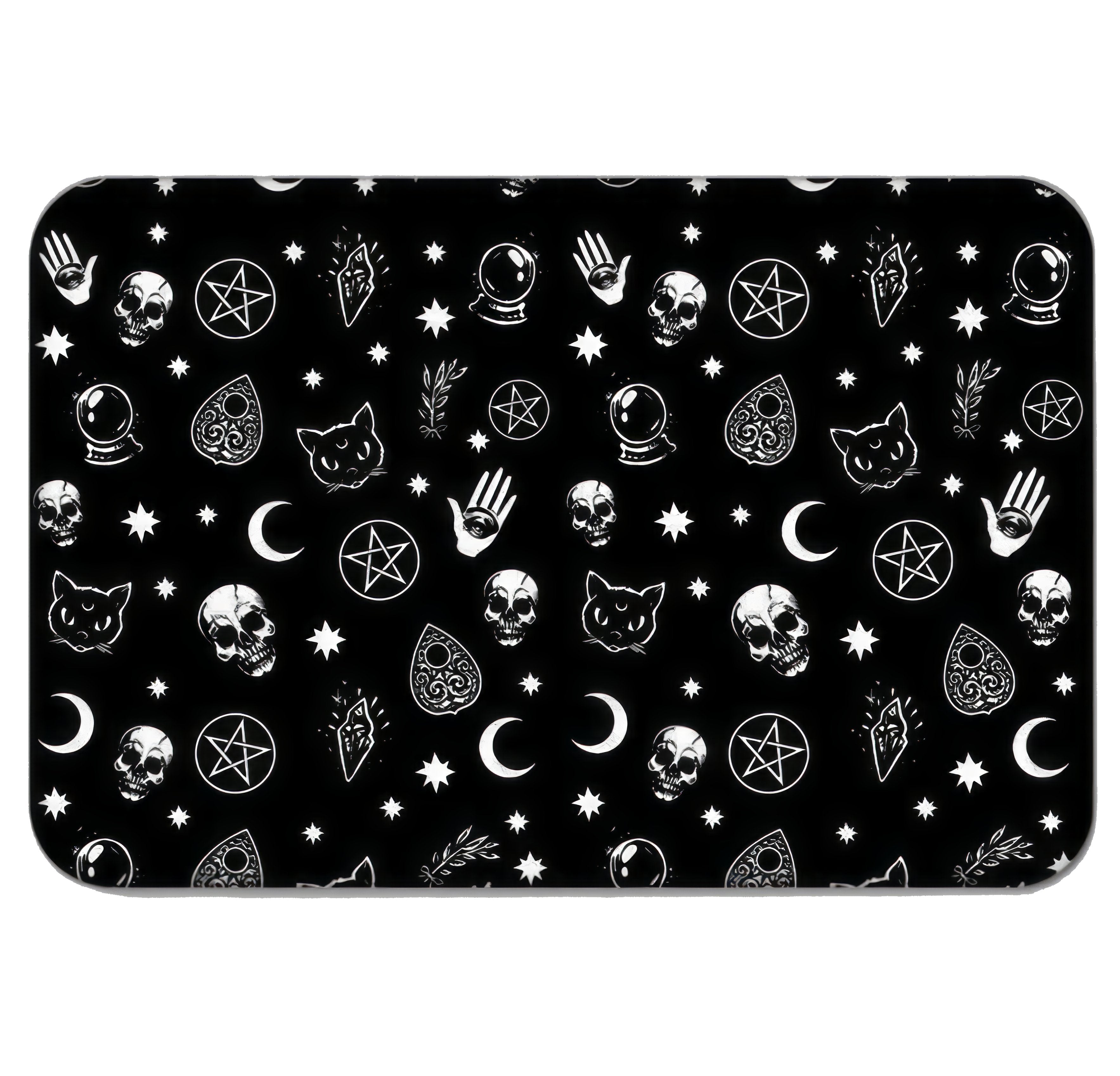 witchy bath mat