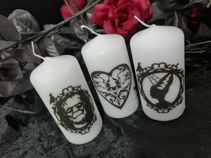 Gothic Bundle Pillar Candles