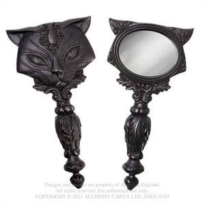 Black Cat Hand Mirror