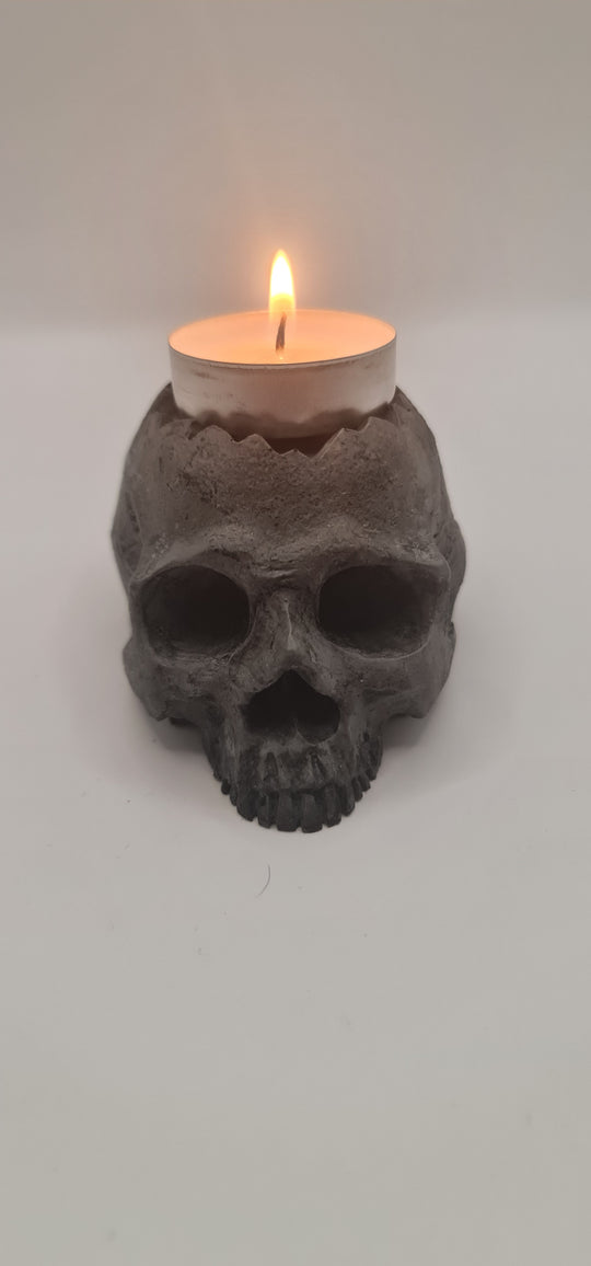 Skull Tea Light Holder