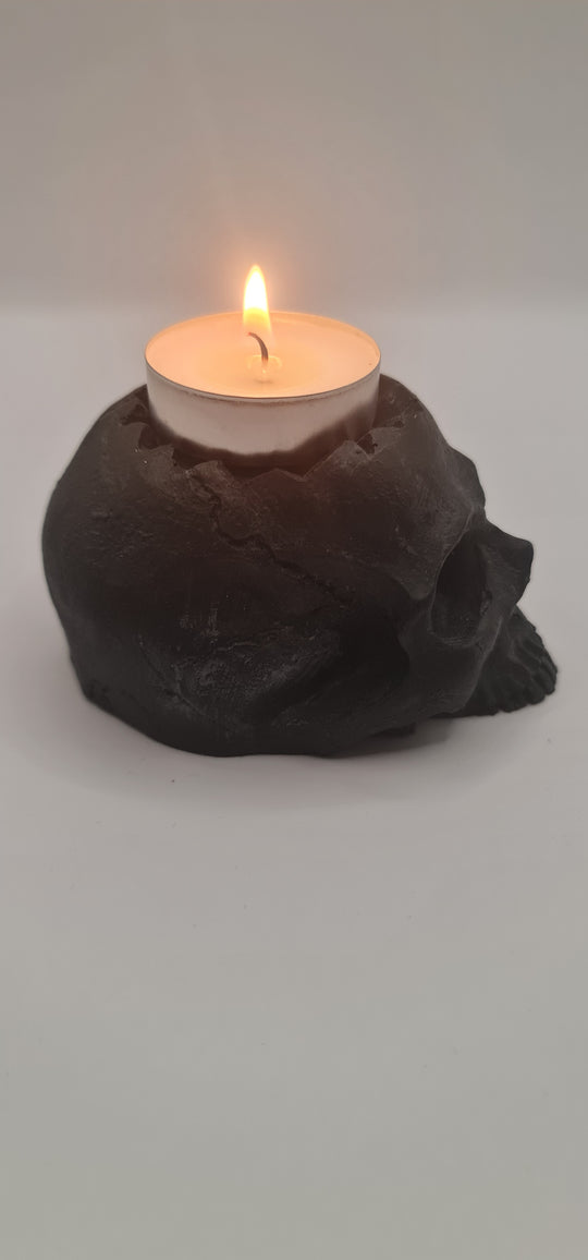 Skull Tea Light Holder