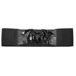 Black Bat Elastic Waist Belt