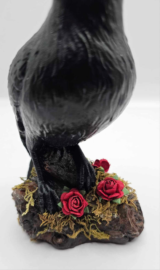 Crow & Roses Ornament