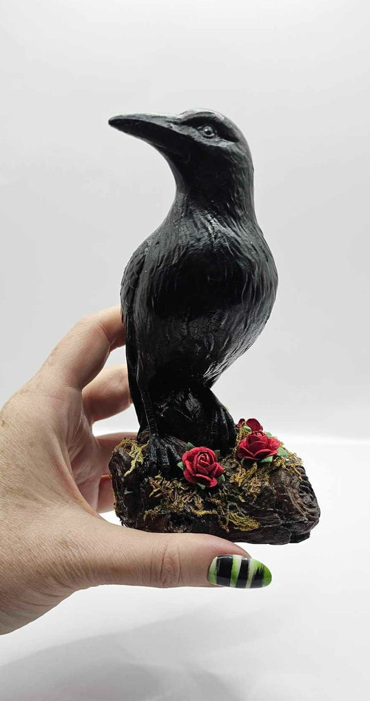 Crow & Roses Ornament