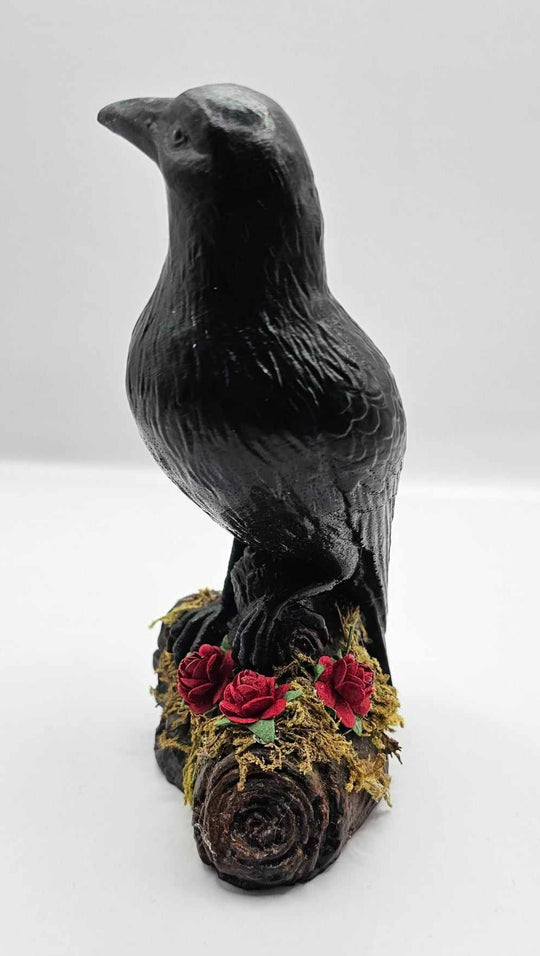 Crow & Roses Ornament