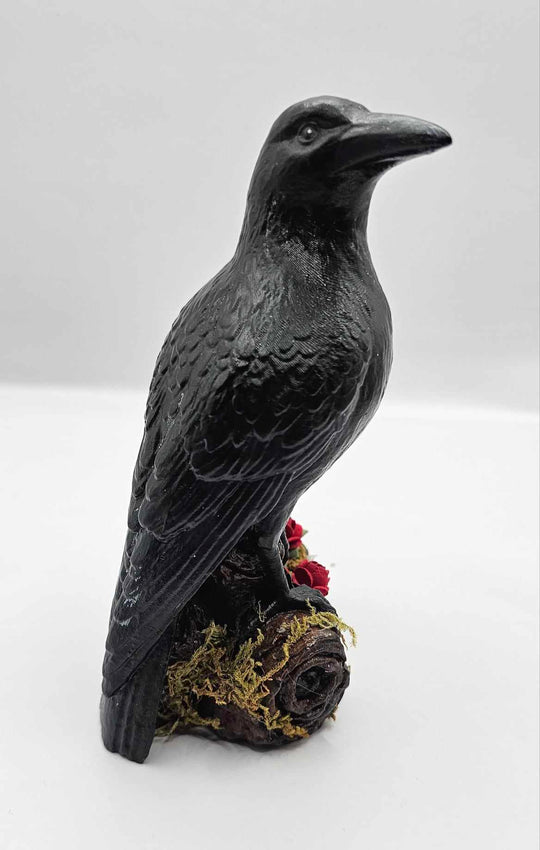 Crow & Roses Ornament