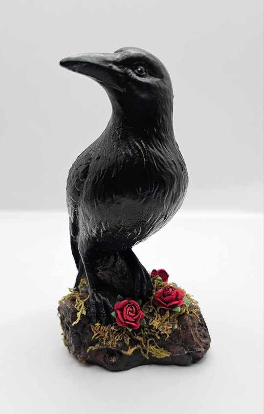 Crow & Roses Ornament
