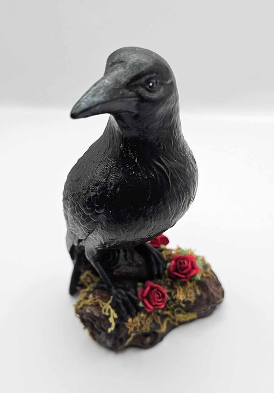 Crow & Roses Ornament