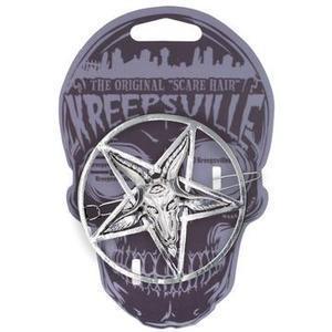 Baphomet Circle Hair Clip