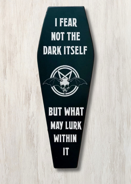 Coffin Plaque - Dark
