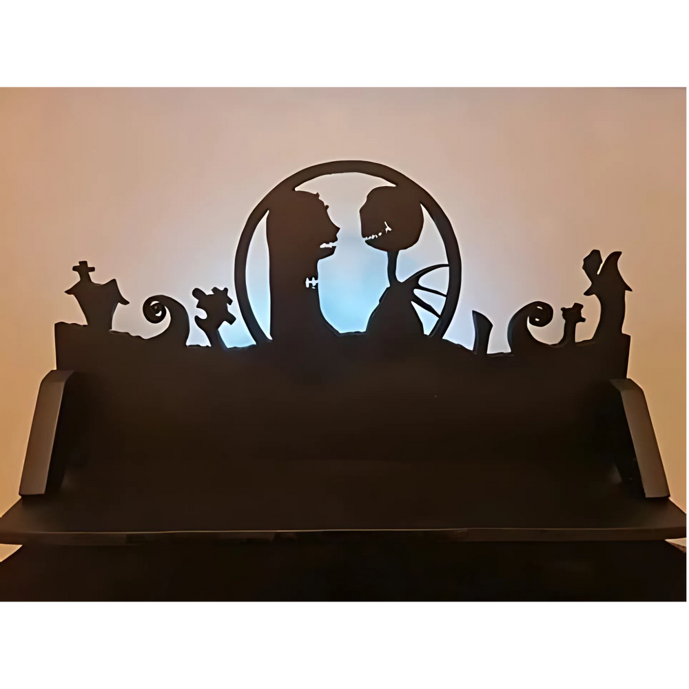 Nightmare Before Christmas Inspired  Handmade Shelf