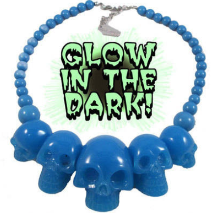 Blue Skull Necklace (G.ID)