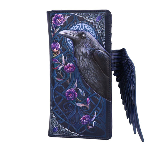 Ravens Flight Embossed Purse Wallet 18.5cm