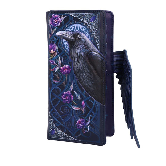 Ravens Flight Embossed Purse Wallet 18.5cm