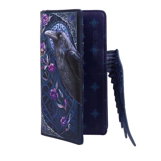 Ravens Flight Embossed Purse Wallet 18.5cm