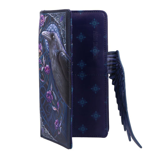 Ravens Flight Embossed Purse Wallet 18.5cm
