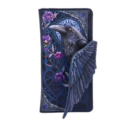 Ravens Flight Embossed Purse Wallet 18.5cm
