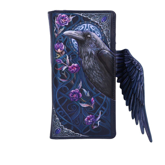 Ravens Flight Embossed Purse Wallet 18.5cm