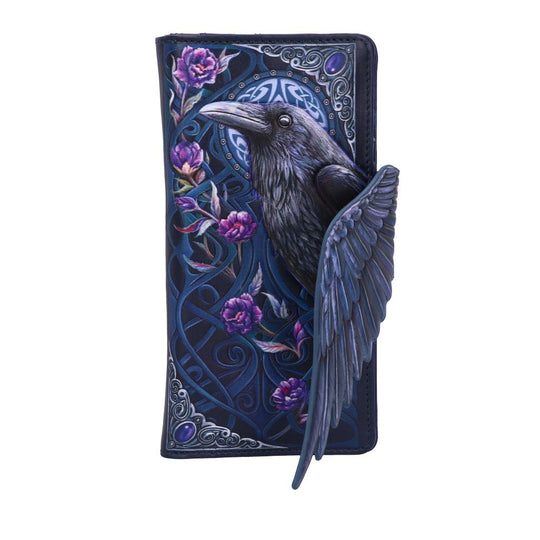 Ravens Flight Embossed Purse Wallet 18.5cm