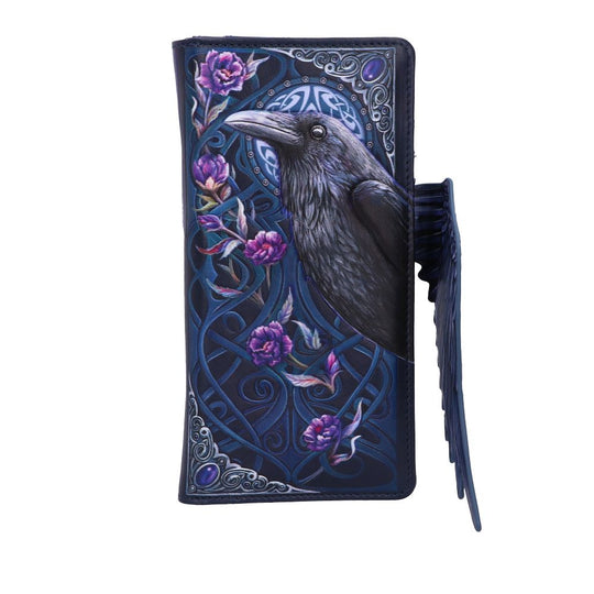 Ravens Flight Embossed Purse Wallet 18.5cm