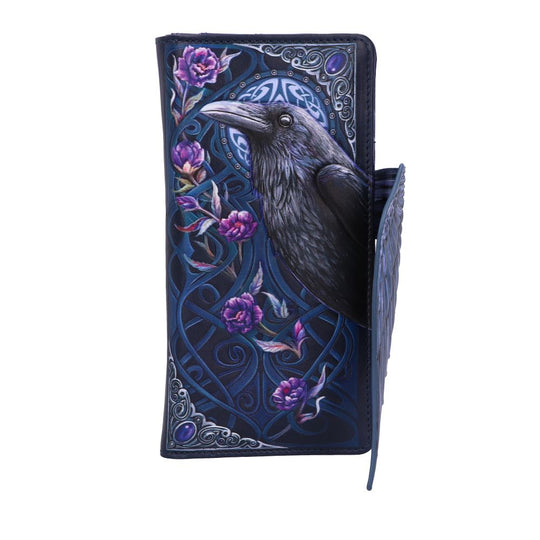 Ravens Flight Embossed Purse Wallet 18.5cm