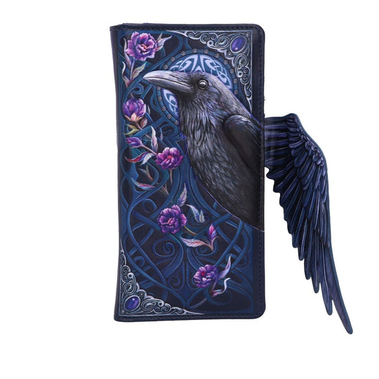 Ravens Flight Embossed Purse Wallet 18.5cm