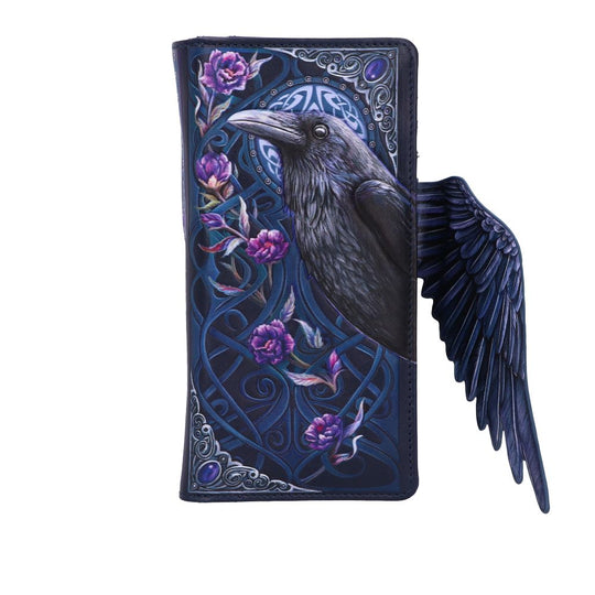Ravens Flight Embossed Purse Wallet 18.5cm