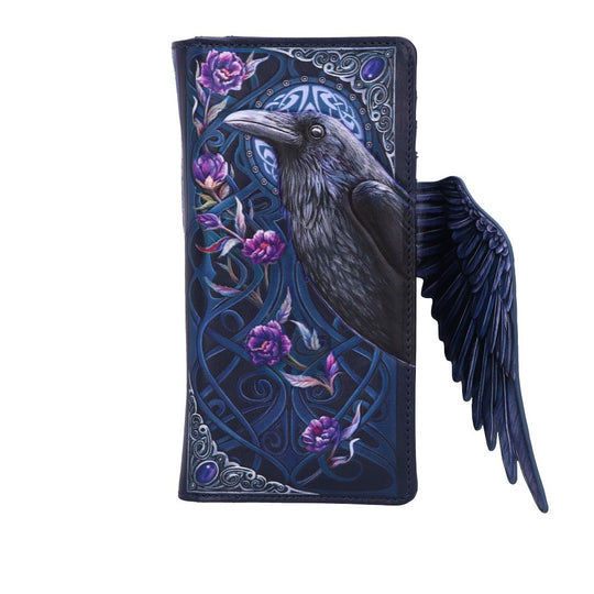 Ravens Flight Embossed Purse Wallet 18.5cm