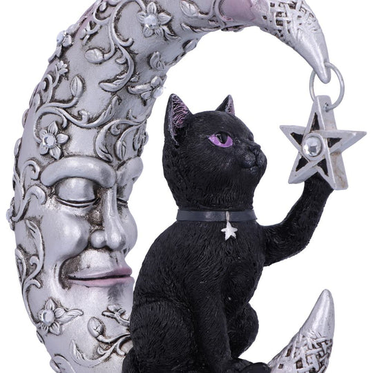 Luna Companion Moon and Cat Ornament 18.8cm