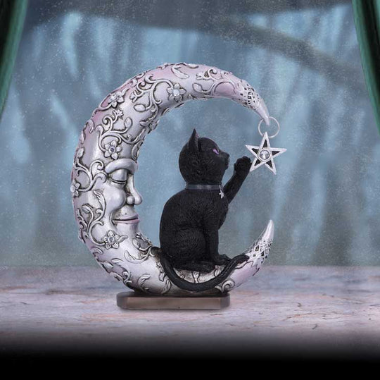Luna Companion Moon and Cat Ornament 18.8cm