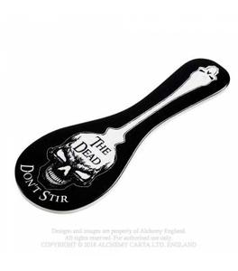 Ceramic Spoon Rest: The Dead Don't Stir