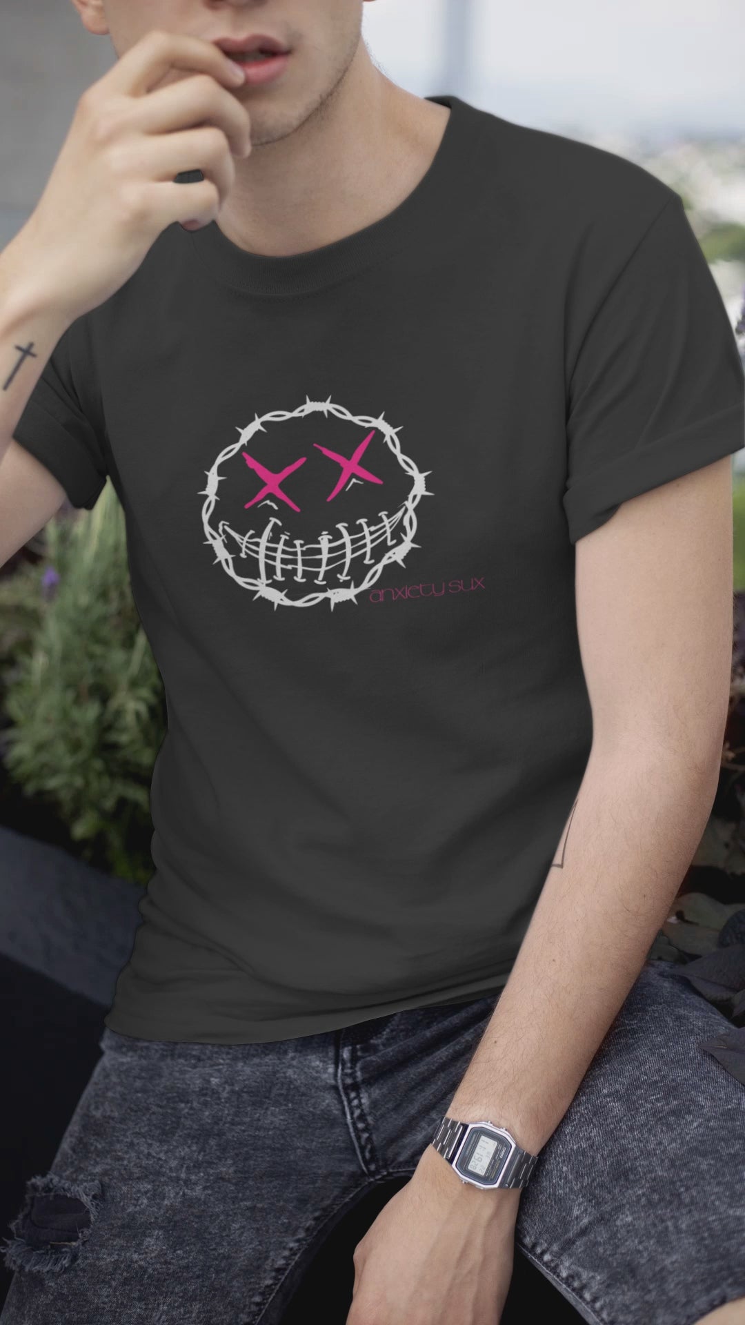 Anx 'Barbed' Tee