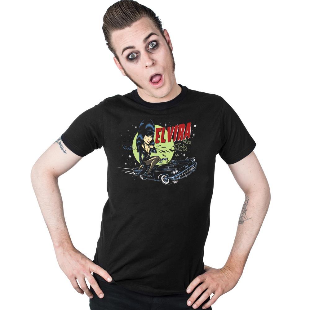 Elvira Vince Ray Mobile Mens T-shirt
