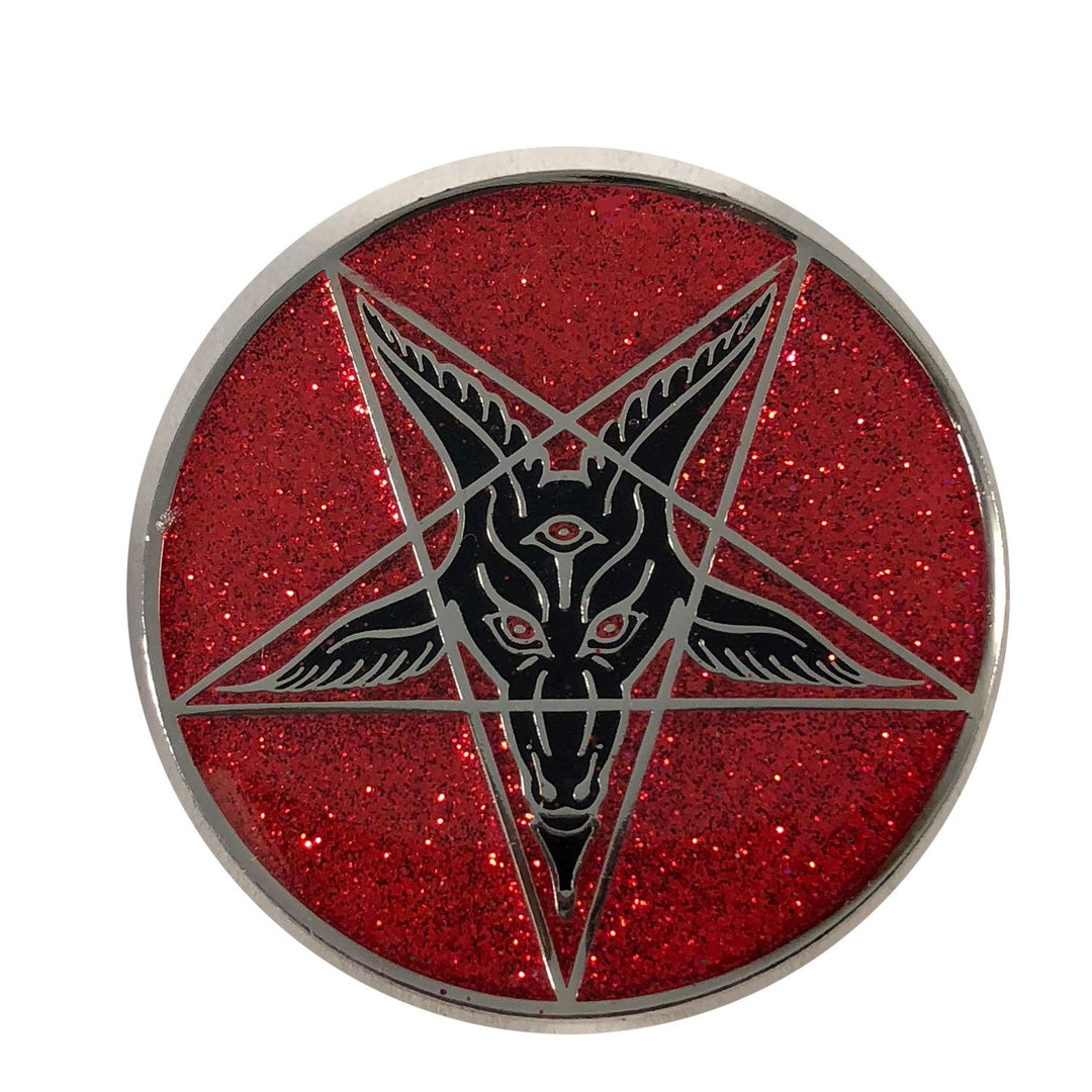 'Glitter Baphomet' - Enamel Pin