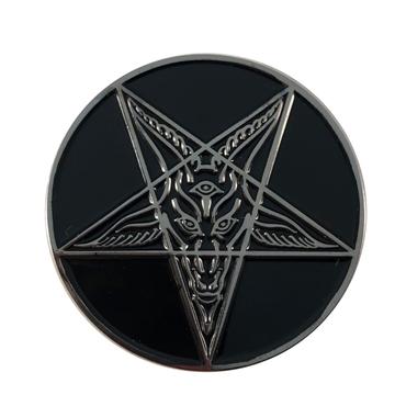 'Goat-Head Baphomet' Enamel Pin
