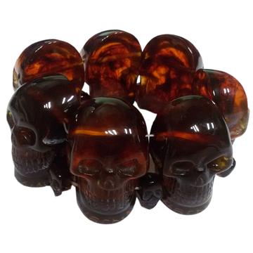 Amber Skull Collection Bracelet