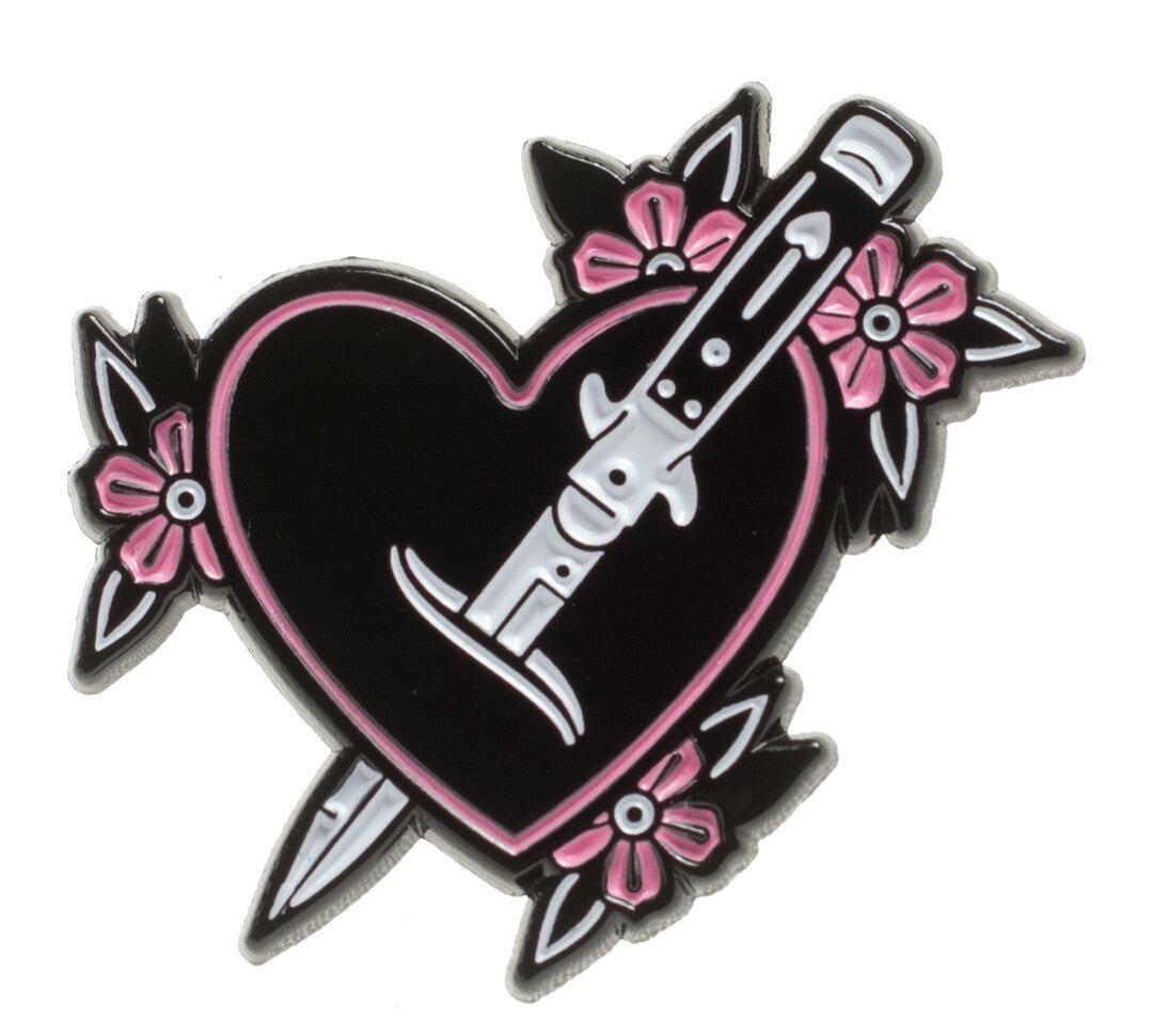 'Feelin Stabby' Enamel Pin