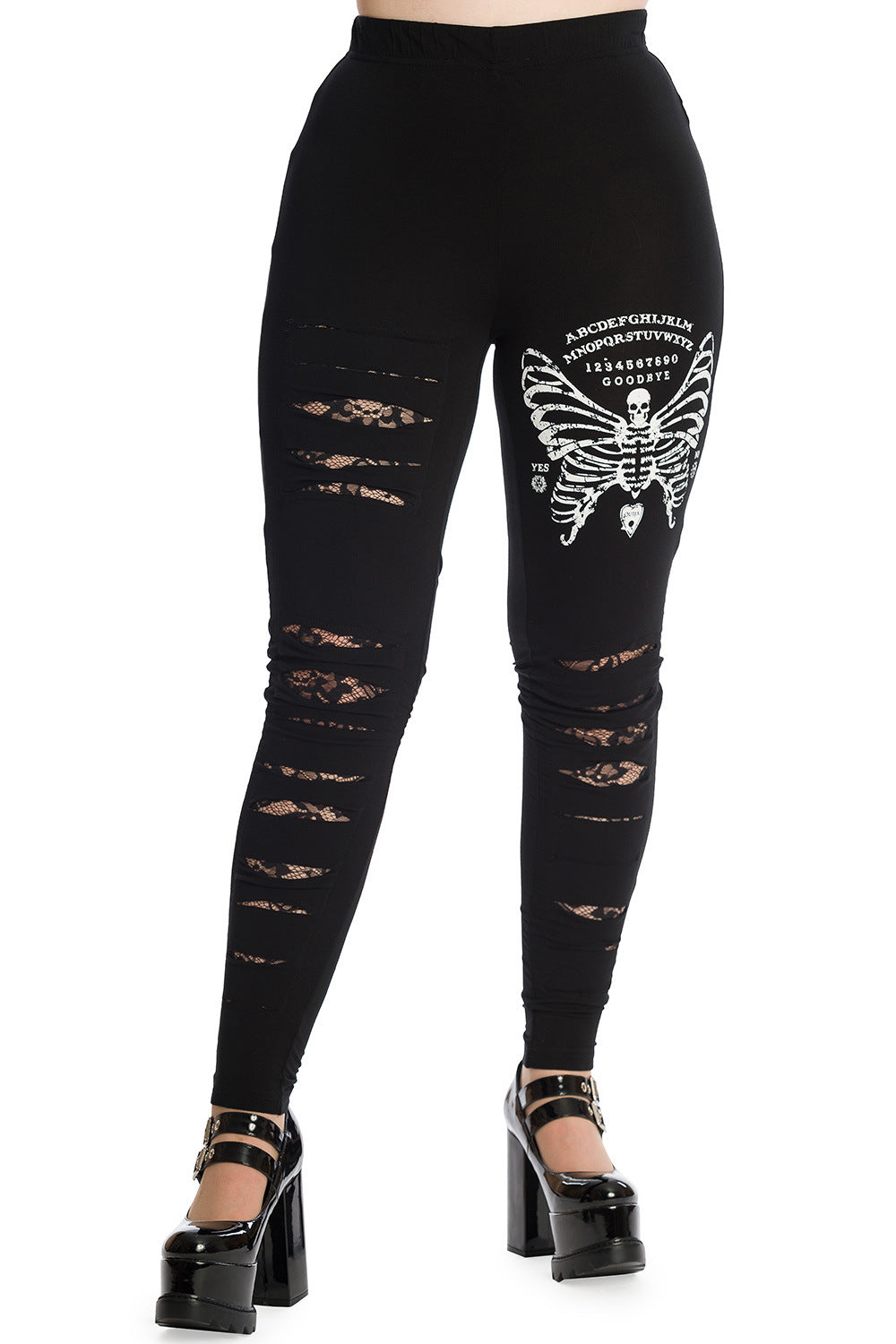 Skeleton Butterfly Leggings