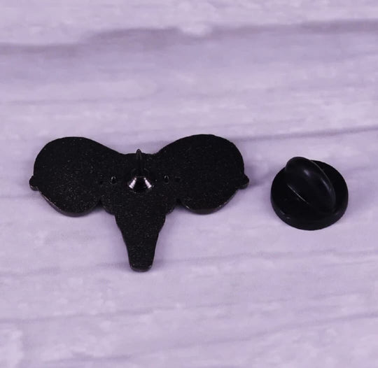 Ram Skull Enamel Pin
