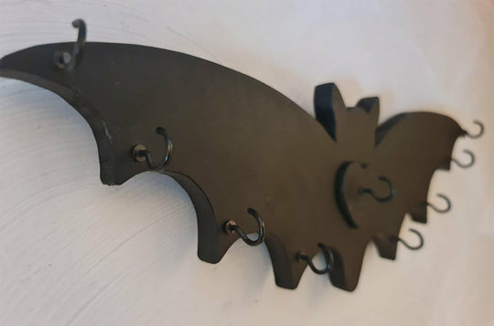 Bat Jewellery / Key Holder -  Black