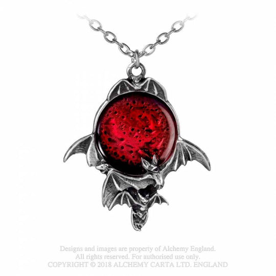 Blood Moon Bat Pendant