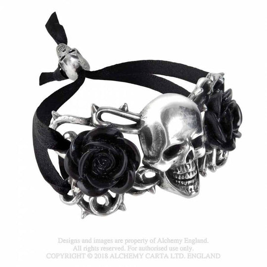 Skull & Briar Rose Bracelet