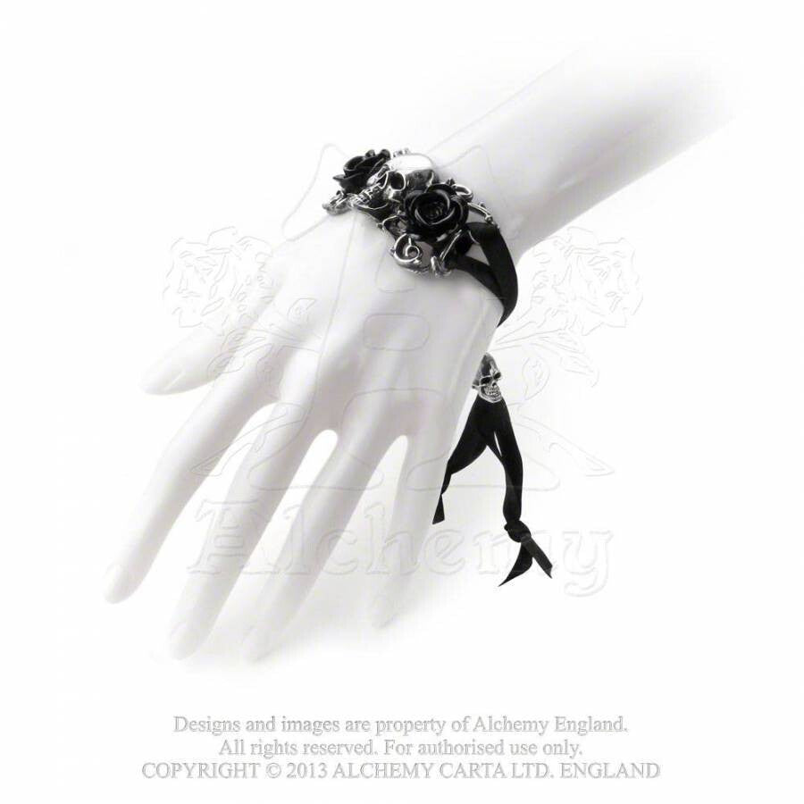 Skull & Briar Rose Bracelet