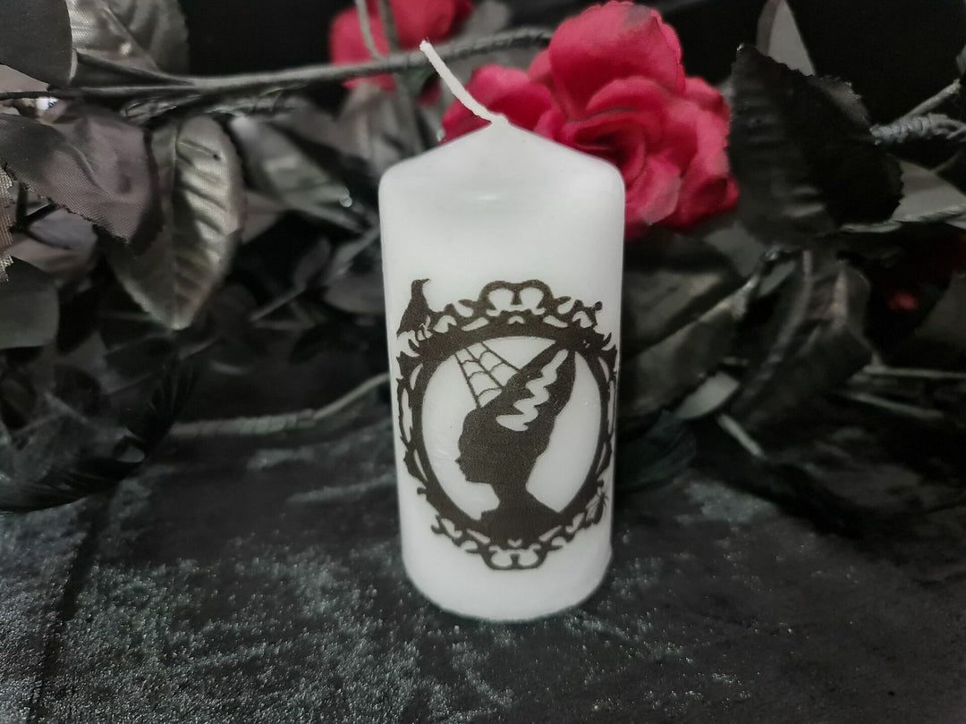 Bride of Frankenstein Pillar Candle