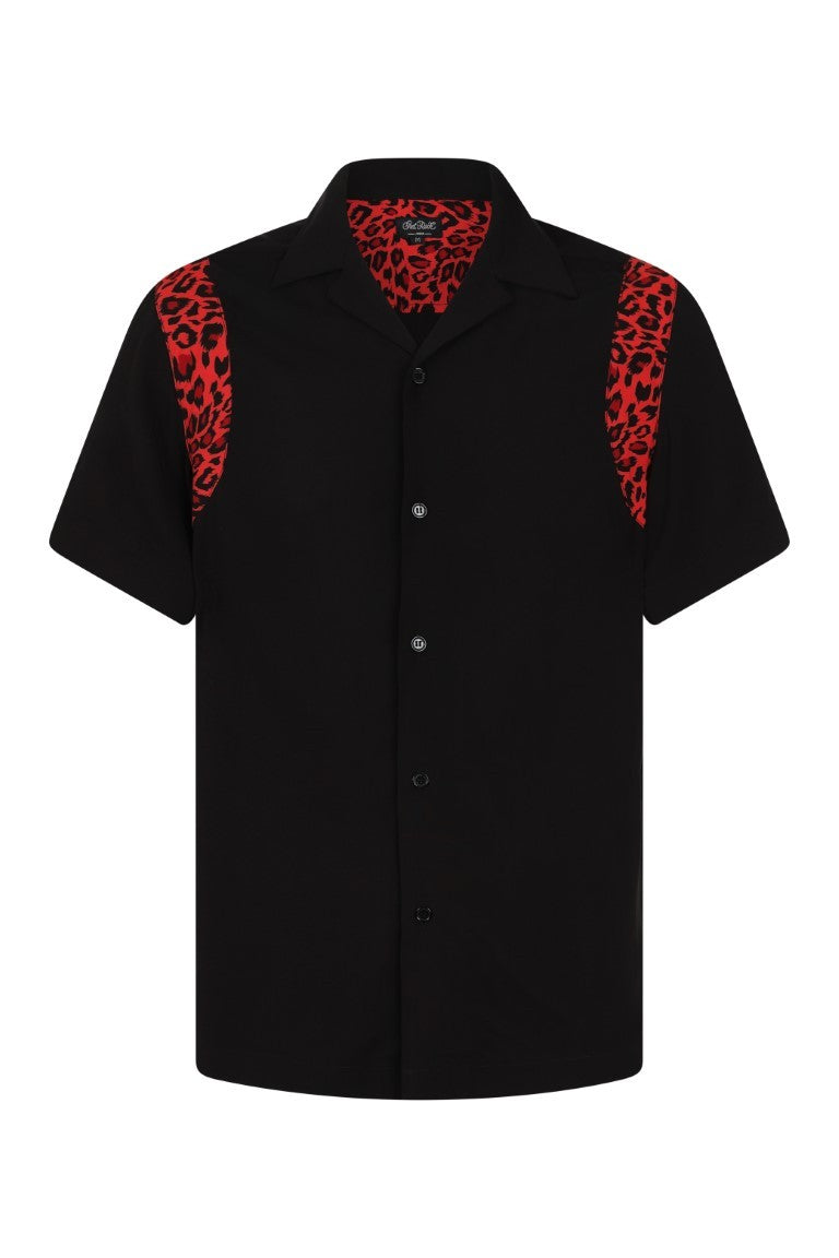 Leopard Detail Printed Shirt