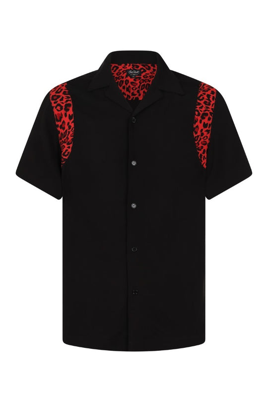 Leopard Detail Printed Shirt