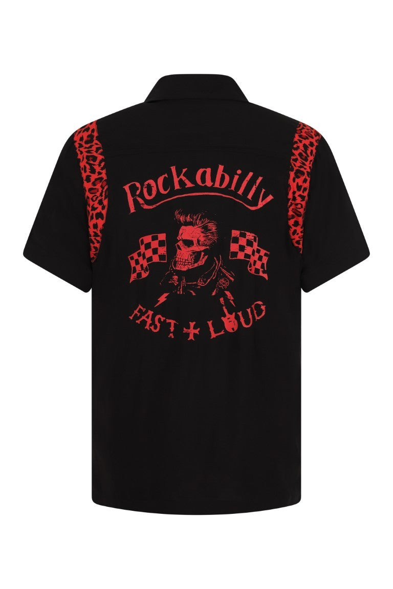 Leopard Detail Printed Shirt