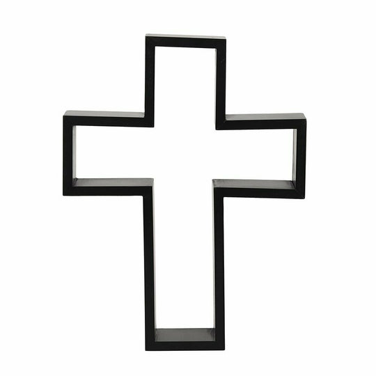 Black Crucifix Shelf