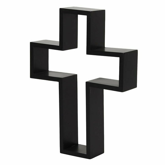 Black Crucifix Shelf